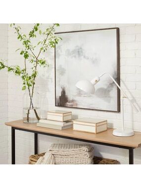 Thresholded Studio McGee Minimalist Wall Art Canvas Abstract 30"x30"
